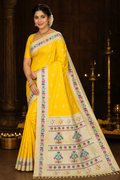 Small Turning Border Pure Handloom