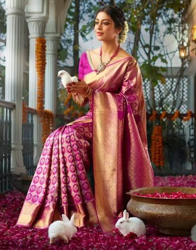 Premium Kanjeevaram Silk Saree for Women